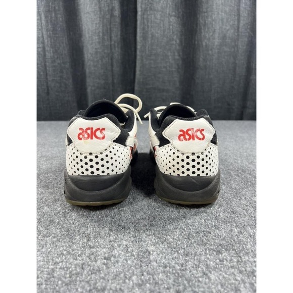 ASICS GEL Diablo Shoes Mens 11 White Black Red Leather Running Sneakers 1191A199 - Picture 3 of 13